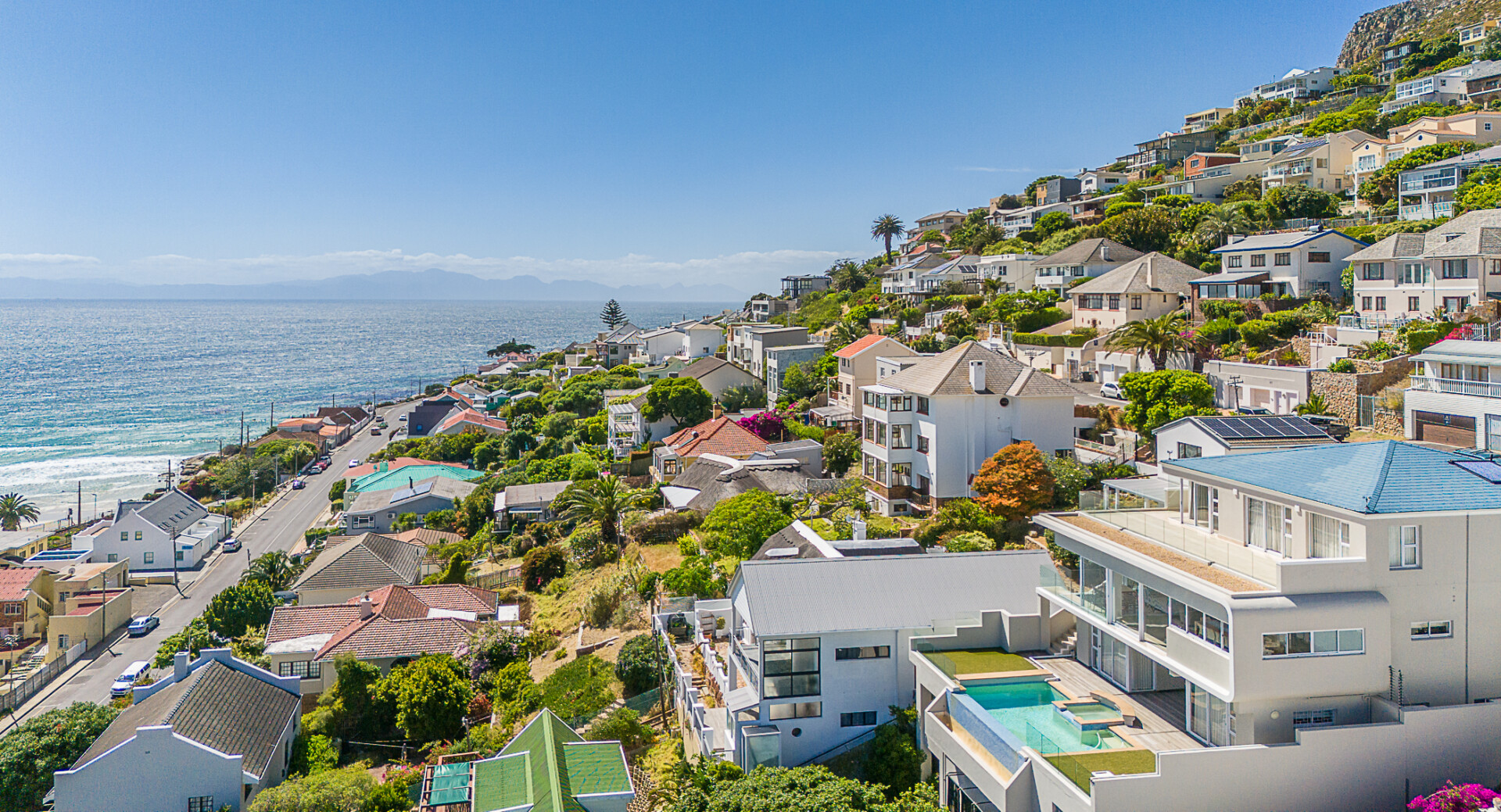 Salty Horizon - Home over side and front with pool